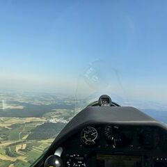 Flugwegposition um 11:42:06: Aufgenommen in der Nähe von Enzkreis, Deutschland in 1219 Meter